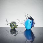 614786 Glass sculptures